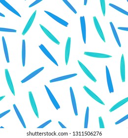 Floral seamless pattern. Hand drawn fallen petals of flowers. Colorful artistic background with blossom. Design for wallpaper, textiles, wrapping, card, print on clothes, packaging. Vector, eps10