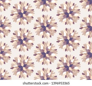 Floral seamless pattern. Hand drawn creative flowers. Colorful artistic background with blossom. Abstract herb. It can be used for wallpaper, textiles, wrapping, card. Vector illustration, eps10