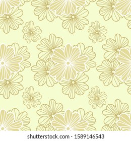 floral seamless pattern with hand drawn roses. creative floral designs for fabric, wrapping, wallpaper, textile, apparel. vector illustration