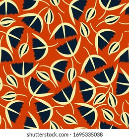 floral seamless pattern with hand drawn lily of the valley. creative floral designs for fabric, wrapping, wallpaper, textile, apparel. vector illustration