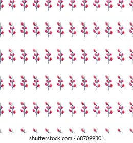 Floral seamless pattern with hand drawn small-scale abstract flowers. Cute background for wallpaper, textile, covers, apparel design, fabric, invitations, scrapbook, wedding, wraps
