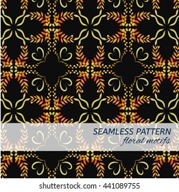 Floral seamless pattern - Hohloma.