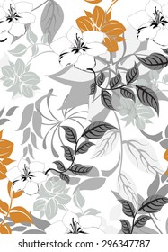 Floral Seamless Pattern - Illustration