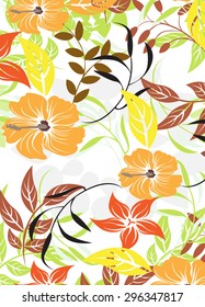 Floral Seamless Pattern - Illustration
