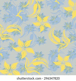 Floral Seamless Pattern - Illustration