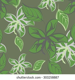 Floral Seamless Pattern - Illustration
