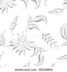 Floral Seamless Pattern - Illustration
