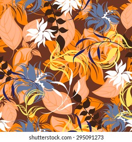 Patrón sin soldadura floral - Ilustración
Flor, Flor simple, Patrón floral, Patrón, Fondo
