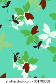 Floral Seamless Pattern - Illustration Flower, Single Flower, Floral Pattern, Pattern, Backgrounds 