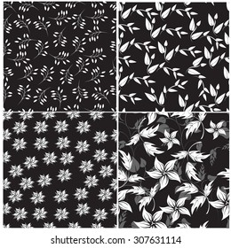 Floral Seamless Pattern - Illustration Flower, Single Flower, Floral Pattern, Pattern, Backgrounds 