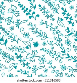 Floral seamless pattern for invitation card