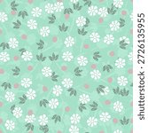 Floral seamless pattern ,Jacobean Print Pattern Seamless ,Ethnic flowers Vector clipart. ethnic seamless pattern stylized exotic flowers, climbing plants. Fashion floral wallpaper, background. Asian	