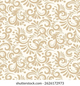 Floral seamless pattern. Lace background for fabric, wrapping and paper. Decorative print.
