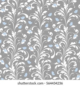 Floral seamless pattern. Lace background for fabric, Wallpaper, paper. 