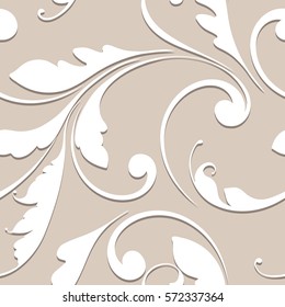 Floral seamless pattern. Lace background for fabric, Wallpaper, paper.