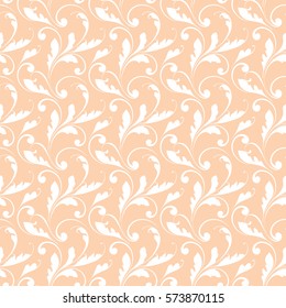 Floral seamless pattern. Lace background for fabric, Wallpaper, paper. 