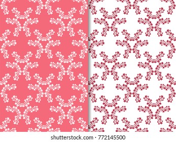 Floral seamless pattern leaves