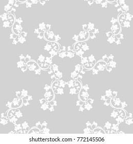 Floral seamless pattern leaves