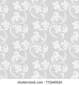 Floral seamless pattern leaves