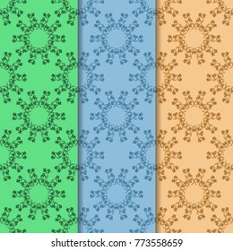 Floral seamless pattern leaves