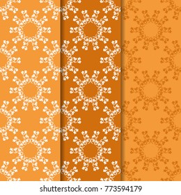 Floral seamless pattern leaves