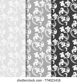 Floral seamless pattern leaves