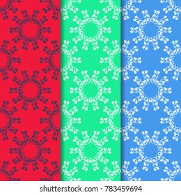 Floral seamless pattern leaves