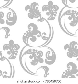 Floral seamless pattern leaves