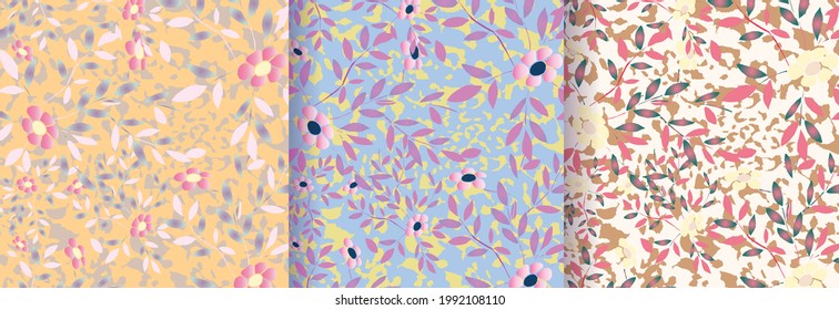 Floral seamless pattern. Liberty style. fabric, covers, manufacturing, wallpapers, print, gift wrap.