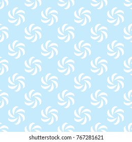 Floral seamless pattern. Light blue colored background with flower elements for wallpapers and textile