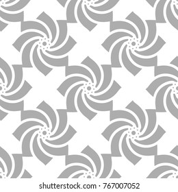 Floral seamless pattern. Light gray background with flower elements for wallpapers and textile