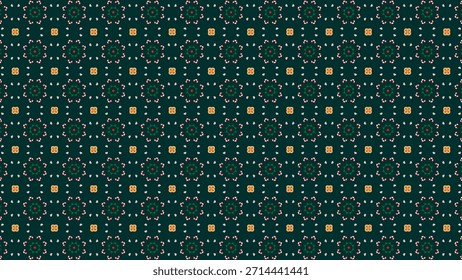 Fondo minimalista de patrón floral sin fisuras. textura art deco.