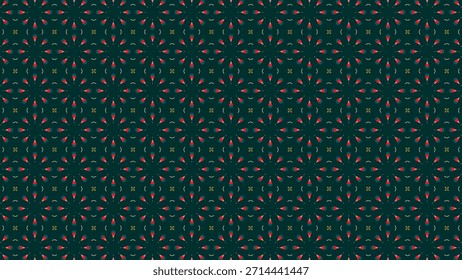 Fondo minimalista de patrón floral sin fisuras. textura art deco.