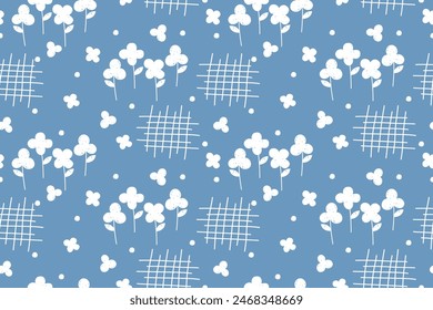 Floral seamless pattern, modern floral design for fabric, cotton, wallpaper, satin, gift wrap, carpet.