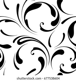 Floral seamless pattern. Not cropped and hidden under mask. Endless texture for paper, wallpaper, wrapping and textiles.