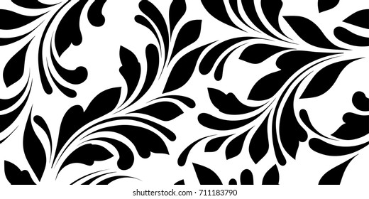 Floral seamless pattern. Not cropped and mask. Decorative ornamental texture for paper, wallpaper, wrapping and textiles.
