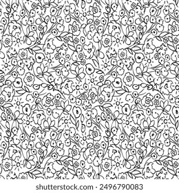 Floral seamless pattern on master background. Modern floral pattern. Elegant template for fashion prints...suit Kurt digital design motif colourful wallpaper illustration, traditional design