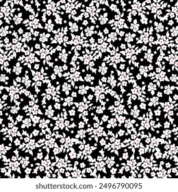 Floral seamless pattern on master background. Modern floral pattern. Elegant template for fashion prints...suit Kurt digital design motif colourful wallpaper illustration, traditional design