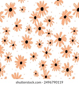 Floral seamless pattern on master background. Modern floral pattern. Elegant template for fashion prints...suit Kurt digital design motif colourful wallpaper illustration, traditional design