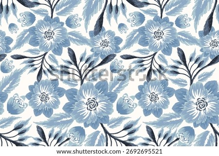 Floral seamless pattern on white background,sketch floral seamless pattern,vector illustration,floral seamless pattern,oriental embroidery.design for texture,fabric,clothing,decoration,print,blouse,wrapping paper