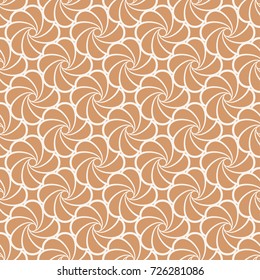 Floral seamless pattern. Orange wallpaper background