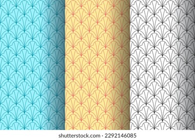 Floral Seamless Pattern Ornament Background Wallpaper Vector Illustration