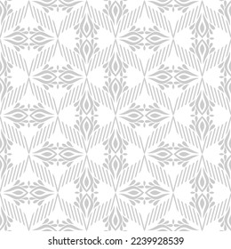 Floral seamless pattern ornament. Modern stylish texture. Repeating vector background.