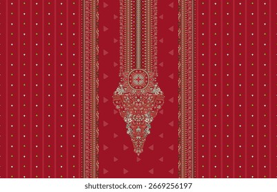Floral Seamless padrão ornamento Vetores flores decorativas e estilo étnico Paisley ikat design digital design motivo padrão Mão bonita desenhado geométrico, floral, padrão em todos os desenhos impressão