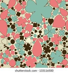 Floral seamless pattern Paper for scrapbook Cartoon pattern for cute wallpapers