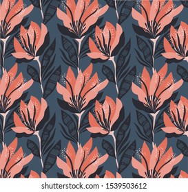 
Floral, seamless pattern, perfect for home textiles.