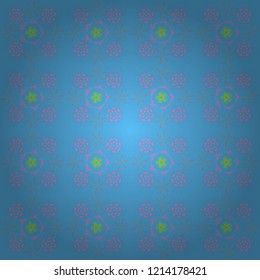Floral seamless pattern. Pink, orange and blue spring flowers. Floral card. Floral wall art painting for home. Greeting card. Wedding invitation template. Vector abstract flowers.