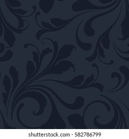 Floral seamless pattern. Plant background for fabric, Wallpaper, paper. 