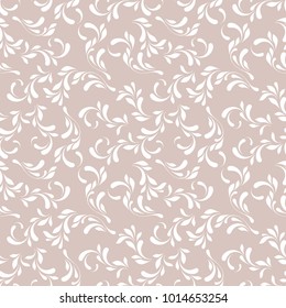 Floral seamless pattern. Plant texture for fabric, wrapping, wallpaper and paper. 