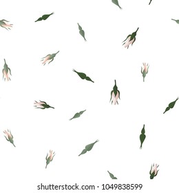 Floral seamless pattern. Plant texture for fabric, wrapping, wallpaper and paper. Decorative print.
